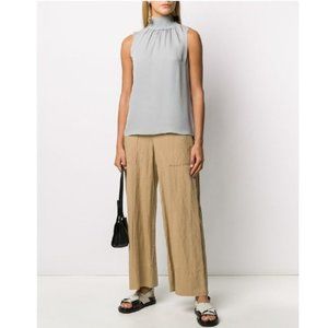 Theory mock-neck sleeveless top